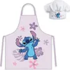 Lilo und Stitch Rosa Kinderschürze mit Mütze Produktbild-Vorschau 4
