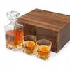 Sada sklenic na whisky s karafou 700 ml - elegantní dřevěná Náhled obrázku produktu 7