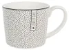 Clayre & Eef Tasse 275 ml Weiß Keramik Punkte Produktbild-Vorschau 1
