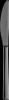 A close-up, studio shot of a single knife against a black background. Produktbild-Vorschau