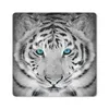 MuchoWow® Mauspad Mousepad Tiger - Winter - Tiere 20x20 cm Produktbild-Vorschau 1