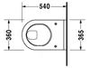 Duravit Duravit Wand-WC STARCK 3 flach 360x540mm we Produktbild-Vorschau 15