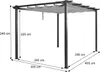 Hliníková pergola HWC-N93, zahradní altán zahradní, Náhled obrázku produktu 9