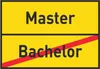 Master Bachelor Schild Ortsschild A2 (420x594mm) Produktbild-Vorschau 1