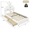 Flieks Polsterbett 90x200cm mit 2 Schubladen, Kinderbett Produktbild-Vorschau 7