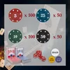 Pokerová sada 300 žetonů s kufříkem – kompletní pokerový Náhled obrázku produktu 2
