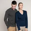 Kariban T-shirt Homme Slim Fit manches longues col V RW708 Voir les images du produit 2