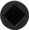 A top-down view of a black solar lamp cap with a diamond-shaped solar panel. Anteprima dell’immagine prodotto