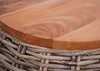 Tavolino HWC-M30, tavolino in rattan tavolino da fiori Anteprima dell’immagine prodotto 2