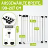 Bomi Treppenschutzgitter ohne Bohren, 199-207 cm, flacher Produktbild-Vorschau 2