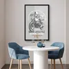 MuchoWow® MuchoWow® Gerahmtes Poster Mancave - Motor - Grau Produktbild-Vorschau 5