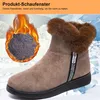 Gefütterte Schlupfstiefel Warme Winterstiefel Damen, Produktbild-Vorschau 6