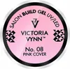 A round container of pink nail gel with branding and product details. Náhled obrázku produktu