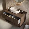 Meuble sous lavabo Badplaats Rimini 80 x 46 cm brun noyer - Voir les images du produit 4