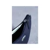 A close-up of a navy blue Lacoste satchel bag, showing the zipper and the brand logo. Produktbild-Vorschau