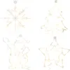 com-four® 4x LED kerstverlichting XL - Raamlichtslinger Productafbeelding-voorbeeld 2