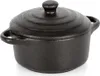 Vilde | Kastról - S vekom - Čierny - 300 ml - Z porcelánu - Náhľad obrázku produktu 1