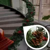 Weihnachtsgirlande 100 cm, dekorierte Tannengirlande mit Produktbild-Vorschau 8