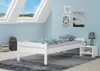 Einzelbett massiv Kiefer weiß 90x200 Futonbett Holzbett Produktbild-Vorschau 7