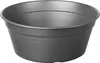 A single gray planter pot is shown against a white background. Podgląd zdjęcia produktu