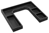 Organizér LINDO "U" 372x36x323 mm, plast, antracitová farba Náhľad obrázku produktu 1