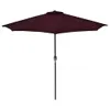 vidaXL Parasol balkonowy aluminiowy słup bordowy czerwony Podgląd zdjęcia produktu 10