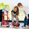 Theo Klein Vileda cleaning trolley + vakuum cleaner, Rot Produktbild-Vorschau 3