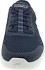 A close-up front view of a navy blue Skechers Go Walk sneaker. Anteprima dell’immagine prodotto