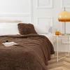 Koc włochacz Yeti 70x150 cm brązowy Podgląd zdjęcia produktu 5