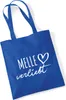 Huuraa Jutebeutel Melle verliebt 10 Liter Bright Royal Produktbild-Vorschau 1