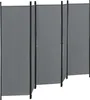 A multi-panel room divider is shown against a light gray background. Produktbild-Vorschau