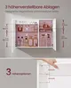 Wandschrank mit Spiegel und LED-Beleuchtung, Produktbild-Vorschau 7