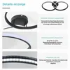 Ceiling Light - Black Aluminium Frame, White Light Produktbild-Vorschau 8