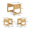 Montessori Kids Tisch und 2 Stühle für Kinder, Stuhlset Produktbild-Vorschau 4