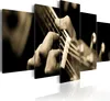 Leinwandbilder Musik 200x100 cm Vlies Leinwandbild 5 tlg Produktbild-Vorschau 1