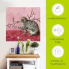 ARTland Wandbild, selbstklebend Katzenspiel Größe: 30x30 cm Produktbild-Vorschau 2