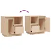 vidaXL Nachttisch 50x34x50 cm Massivholz Kiefer Produktbild-Vorschau 10