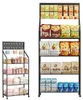 4- oder 5-stöckiges Verkaufsregal für Snacks, schwarzer Produktbild-Vorschau 5