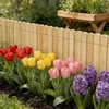 XMTECH Beeteinfassung aus Holz, Flexibler Rollzaun 40 × 200 Produktbild-Vorschau 12