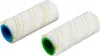 Two paint roller refills with blue and green plastic ends, shown on a white background. Anteprima dell’immagine prodotto