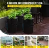 A collage of images showing a hydroponic system, a grow tent, a greenhouse, a balcony garden, and a patio garden. Náhľad obrázku produktu