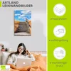 ARTland Leinwandbild Treppe Bohlenweg Insel Amrum Größe: Produktbild-Vorschau 3