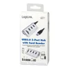 LogiLink USB 3.0 Hub + mit Kartenleser 3-Port silber Produktbild-Vorschau 10