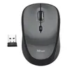 A wireless computer mouse and its USB receiver are shown on a white background. Produktbild-Vorschau