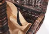 Kobolo stojak na drewno kominkowe 48x44x74cm krabu rattan z Podgląd zdjęcia produktu 7