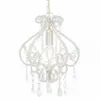 The Living Store Lampa sufitowa z perełkami biała okrągła Podgląd zdjęcia produktu 2
