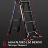 TEENO Aluminium multifunctionele ladder, 4 meter | 4x4 Productafbeelding-voorbeeld 6