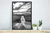 MuchoWow® MuchoWow® Gerahmtes Poster Wolf mit Blick auf die Produktbild-Vorschau 4