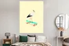 MuchoWow® Poster Storch - Weiß - Tiere - Skateboard - Produktbild-Vorschau 4