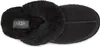 A top-down view of a black UGG slipper. Anteprima dell’immagine prodotto